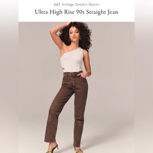 Abercrombie 90s straight jean